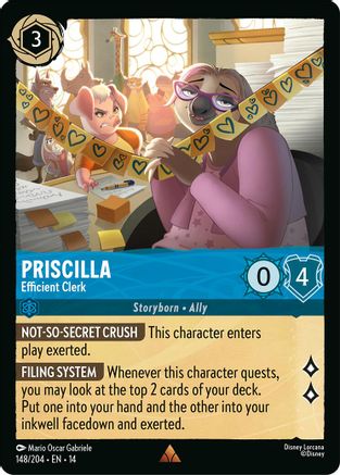 Image of Priscilla - Efficient Clerk (148/204) - Hyperia City