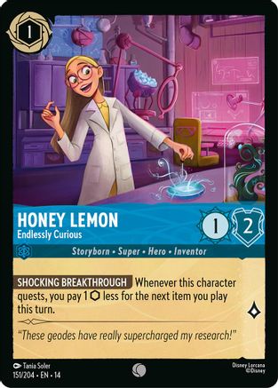 Image of Honey Lemon - Endlessly Curious (151/204) - Hyperia City
