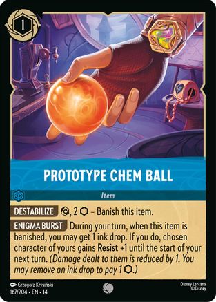 Image of Prototype Chem Ball (167/204) - Hyperia City Cold Foil