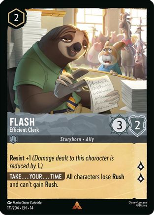 Image of Flash - Efficient Clerk (171/204) - Hyperia City Cold Foil