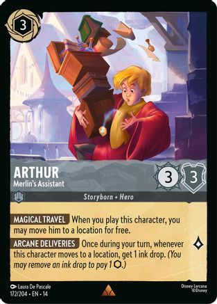 Image of Arthur - Merlin's Assistant (172/204) - Hyperia City Cold Foil