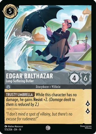 Image of Edgar Balthazar - Long-Suffering Butler (173/204) - Hyperia City