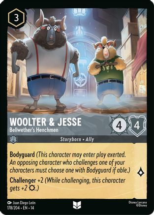 Image of Woolter & Jesse - Bellwether's Henchmen (178/204) - Hyperia City