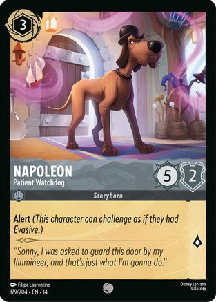 Image of Napoleon - Patient Watchdog (179/204) - Hyperia City Cold Foil