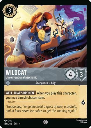 Image of Wildcat - Unconventional Mechanic (180/204) - Hyperia City