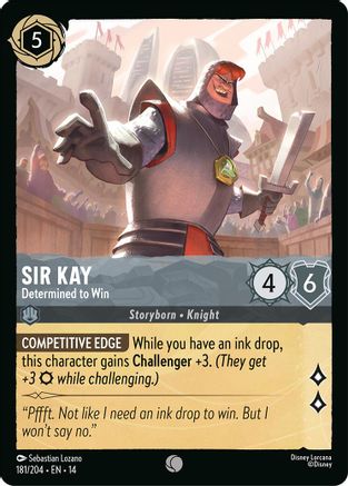 Image of Sir Kay - Determined to Win (181/204) - Hyperia City
