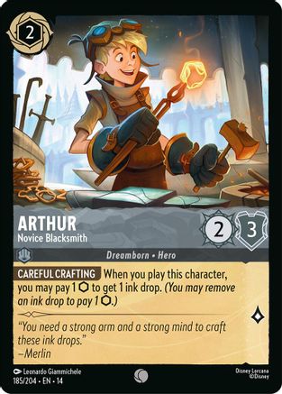 Image of Arthur - Novice Blacksmith (185/204) - Hyperia City Cold Foil