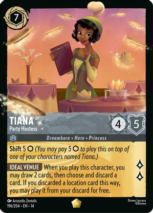 Image of Tiana - Party Hostess (196/204) - Hyperia City