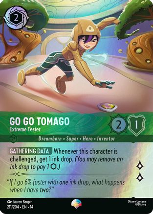 Image of Go Go Tomago - Extreme Tester (Epic) (211/204) - Hyperia City Holofoil