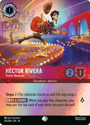 Image of Hector Rivera - Street Musician (Epic) (215/204) - Hyperia City Holofoil