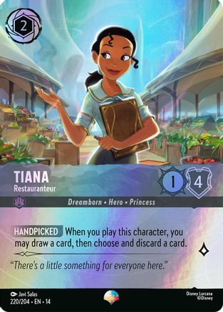 Image of Tiana - Restauranteur (Epic) (220/204) - Hyperia City Holofoil