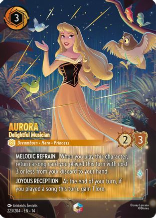 Image of Aurora - Delightful Musician (Enchanted) (223/204) - Hyperia City Holofoil