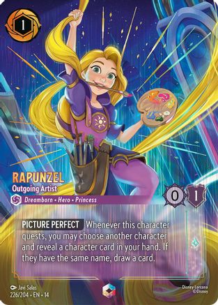 Image of Rapunzel - Outgoing Artist (Enchanted) (226/204) - Hyperia City Holofoil
