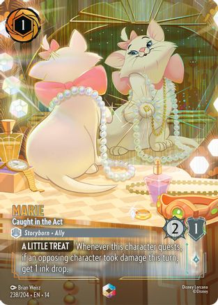 Image of Marie - Caught in the Act (Enchanted) (238/204) - Hyperia City Holofoil