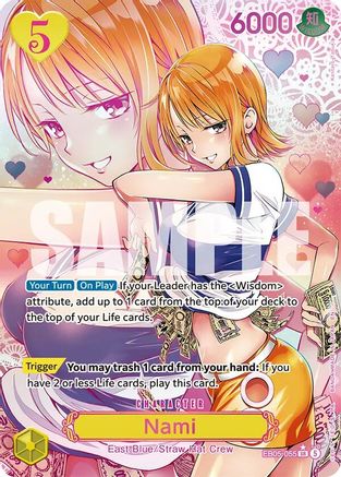 Image of Nami (055) (Alternate Art) (EB05-055) - Extra Booster: One Piece Heroine's Edition Vol. 2 Foil