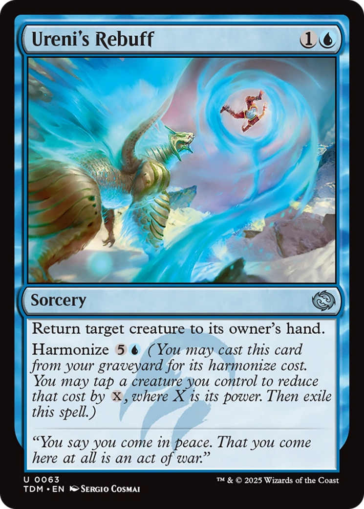 Image of Ureni's Rebuff (TDM-063) - Tarkir: Dragonstorm