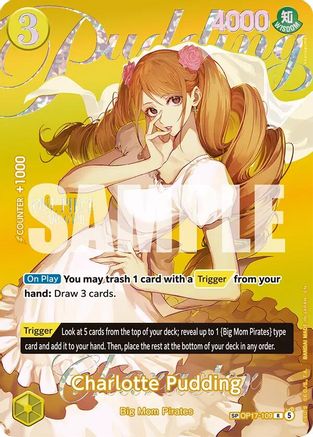 Image of Charlotte Pudding (OP17-109) (SP) (OP17-109) - Extra Booster: One Piece Heroine's Edition Vol. 2 Foil