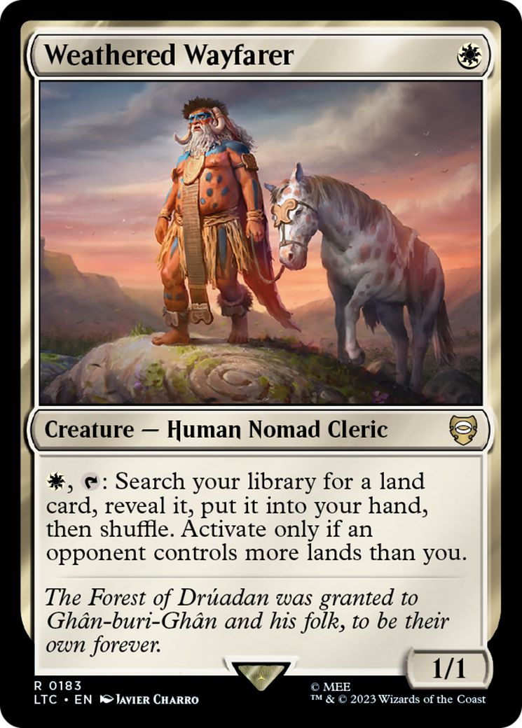 Image of Weathered Wayfarer (LTC-183) - Tales of Middle-earth Commander