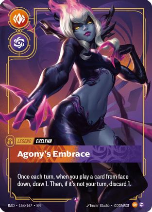Image of Evelynn, Agony's Embrace (153/167) - Radiance Foil