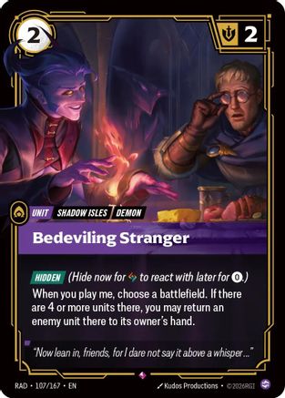 Image of Bedeviling Stranger (107/167) - Radiance Foil