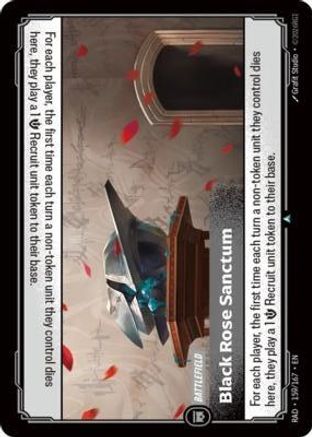 Image of Black Rose Sanctum (159/167) - Radiance Foil