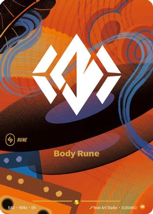 Image of Body Rune (R04a) (R04a) - Radiance Foil