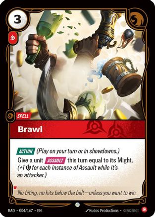 Image of Brawl (004/167) - Radiance
