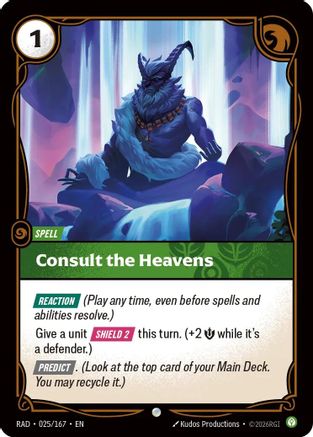 Image of Consult the Heavens (025/167) - Radiance