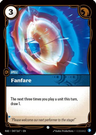 Image of Fanfare (047/167) - Radiance Foil