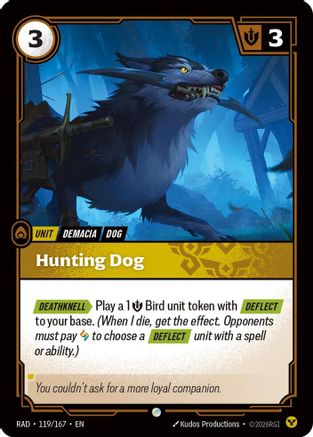 Image of Hunting Dog (119/167) - Radiance Foil