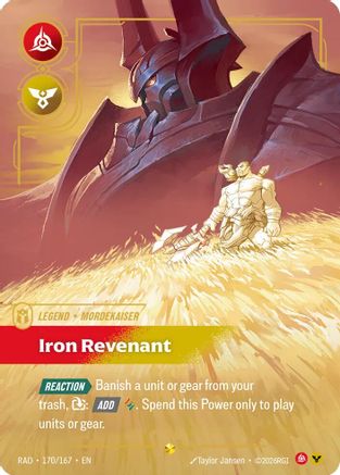 Image of Mordekaiser, Iron Revenant (Overnumbered) (170/167) - Radiance Foil