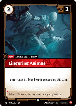 Image of Lingering Animus (005/167) - Radiance