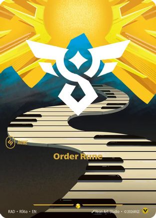 Image of Order Rune (R06a) (R06a) - Radiance Foil