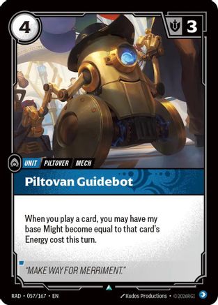 Image of Piltovan Guidebot (057/167) - Radiance Foil