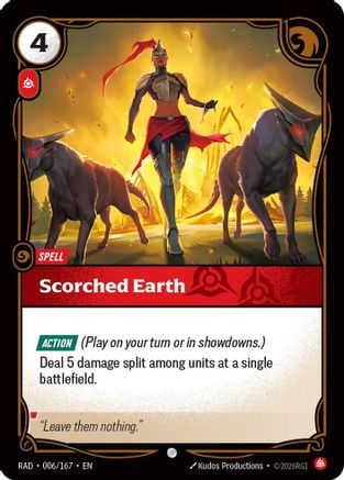 Image of Scorched Earth (006/167) - Radiance Foil