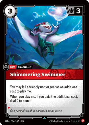 Image of Shimmering Swimmer (014/167) - Radiance