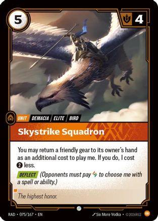 Image of Skystrike Squadron (075/167) - Radiance Foil