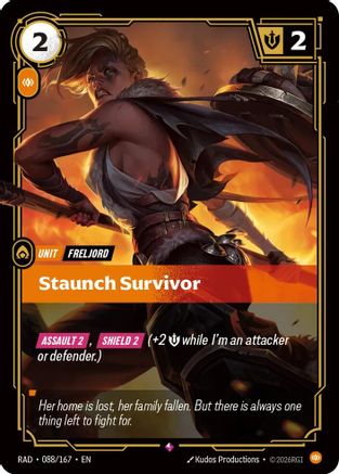 Image of Staunch Survivor (088/167) - Radiance Foil