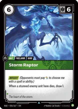 Image of Storm Raptor (036/167) - Radiance Foil