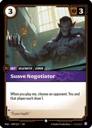 Image of Suave Negotiator (099/167) - Radiance Foil