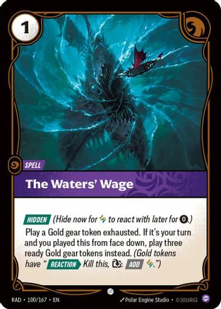 Image of The Waters' Wage (100/167) - Radiance Foil