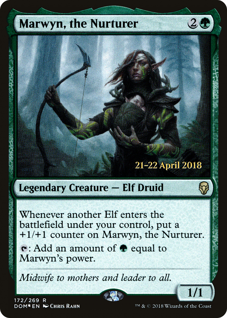 Image of Marwyn, the Nurturer (PRE-172S) - Dominaria Promos Foil