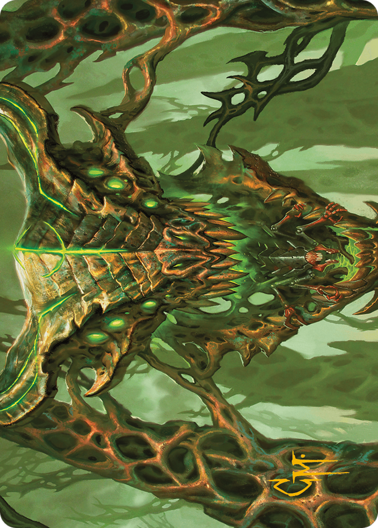 Image of Colossal Dreadmask // Colossal Dreadmask (AMH3-008) - Modern Horizons 3 Art Series (Borderless) Foil