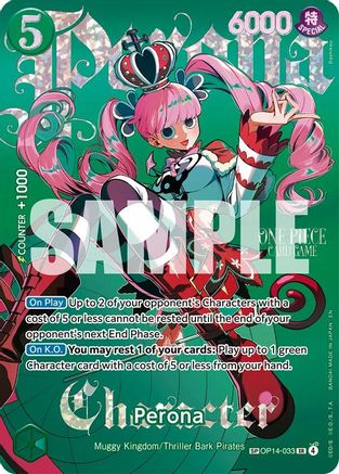 Image of Perona - OP14-033 (Alternate Art) (OP14-033) - Extra Booster: One Piece Heroines Edition Vol. 2 Foil