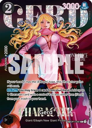 Image of Gerd - OP17-081 (OP17-081) - Extra Booster: One Piece Heroines Edition Vol. 2 Foil