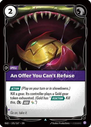 Image of An Offer You Can't Refuse (101/167) - Radiance Foil
