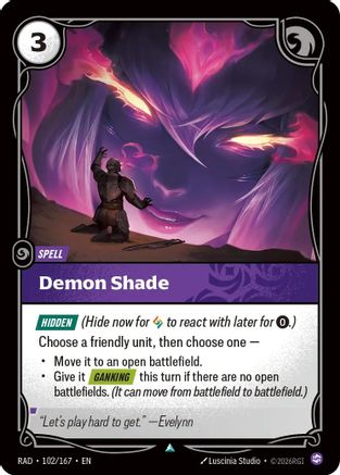Image of Demon Shade (102/167) - Radiance