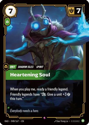 Image of Heartening Soul (040/167) - Radiance Foil