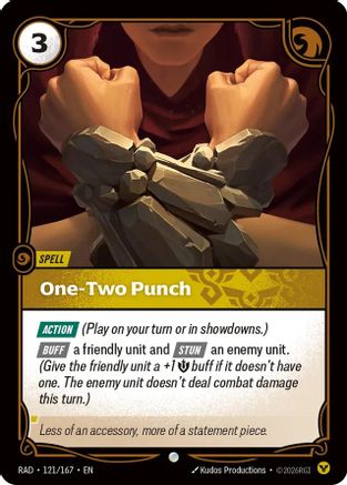 Image of One-Two Punch (121/167) - Radiance Foil