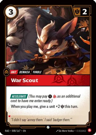 Image of War Scout (008/167) - Radiance
